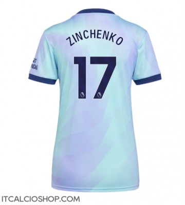 Arsenal Oleksandr Zinchenko #17 Terza Maglia Femmina 2024-25 Manica Corta